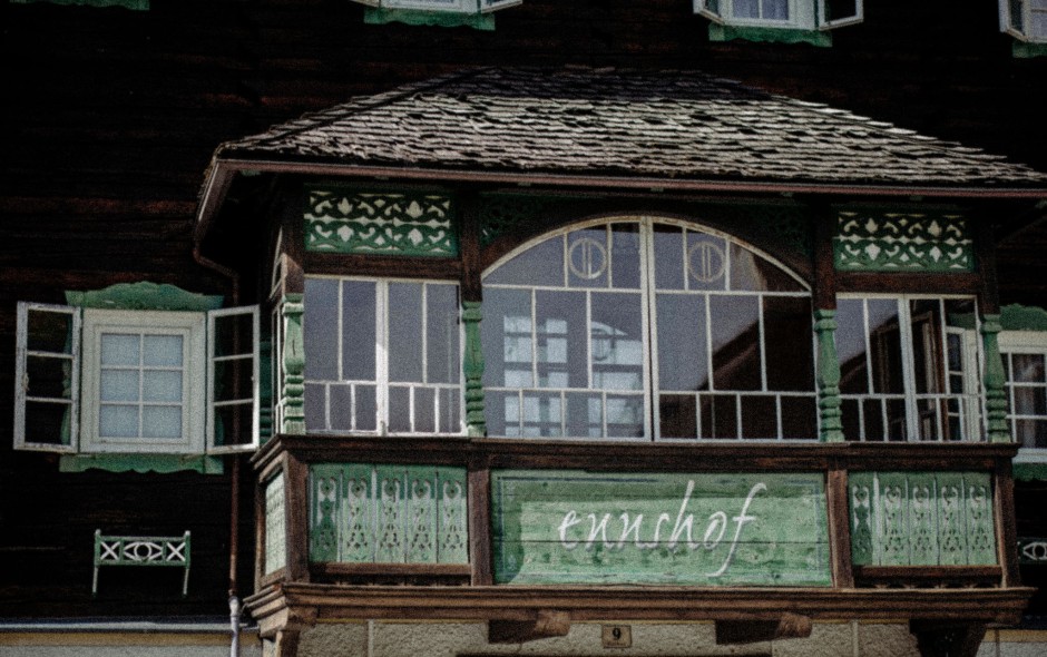 Historischer Ennshof von 1637 in Flachau - traditionelle Architektur