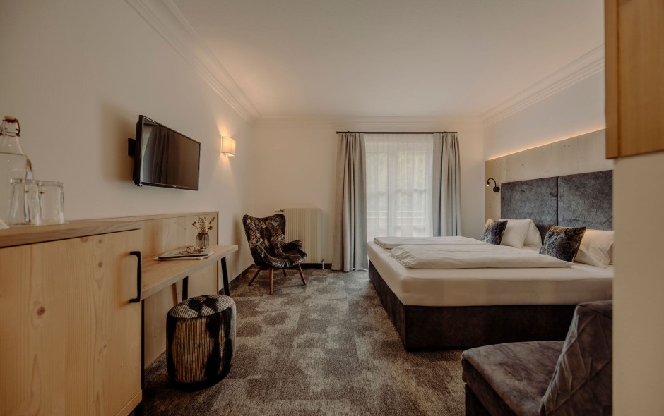 Zimmer Double Medium im Haupthaus für 2 bis 3 Personen